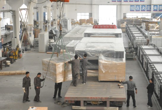 三元材料燒結設備裝車